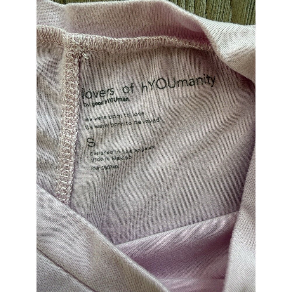 Women’s Lovers of hYOUmanity Pink West Coast Racquet Club Graphic Tee Sleeveless - Picture 5 of 5